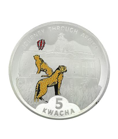 Монета 5 квач (2006 г.) из серебра 925 пробы