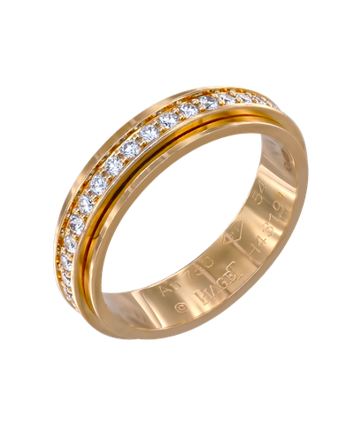 Кольцо Piaget из розового золота 750 пробы с бриллиантами 
