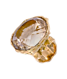 Кольцо Les Millionnaires из желтого золота 750 пробы с кварцем