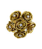 Кольцо Fani из жёлтого золота 750 пробы с бриллиантами