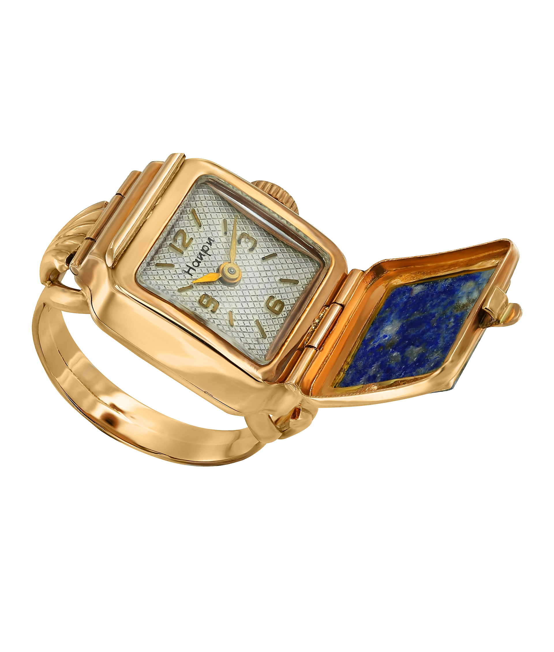 Кольцо-часы "Наири" из красного золота 583 пробы 5473 - купить сегодня за 33000 руб. Интернет ломбард «Тик – Так» в Москве