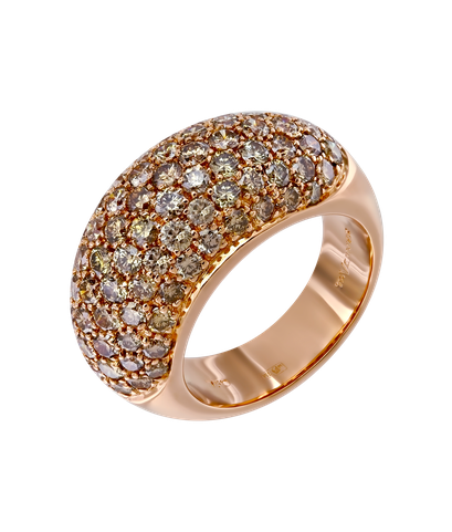 Кольцо taVernier из розового золота 750 пробы с бриллиантами 