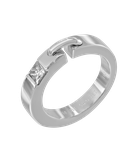 Кольцо Chaumet из белого золота 750 пробы с бриллиантом