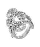 Кольцо Stefan Hafner из белого золота 750 пробы с бриллиантами