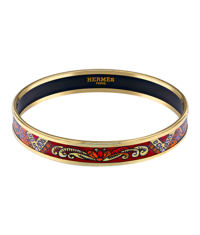 Эмалированный браслет-бэнгл Hermès