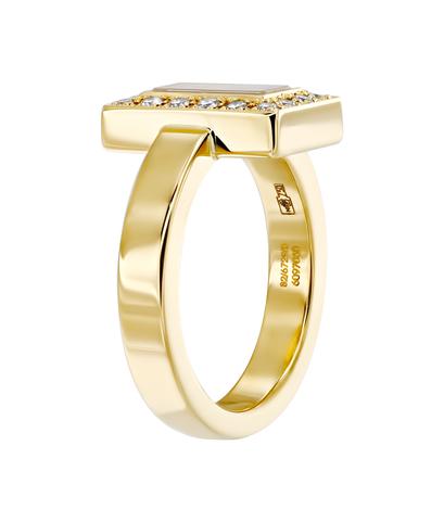 Кольцо Chopard из желтого золота 750 пробы с бриллиантами