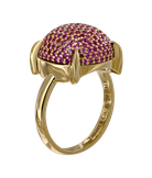 Кольцо Tiffany Paloma's Sugar Stacks из желтого золота 750 пробы с рубинами
