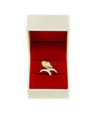 Кольцо Feraud из белого и жёлтого золота 750 пробы с бриллиантами