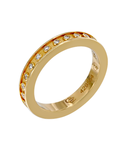 Кольцо Carrera y Carrera из желтого золота 750 пробы с бриллиантами