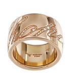 Кольцо Chopard Chopardissimo из розового золота 750 пробы с бриллиантами
