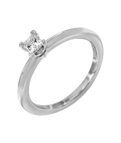 Кольцо Tiffany из платины 950 пробы с бриллиантом 0,23ct