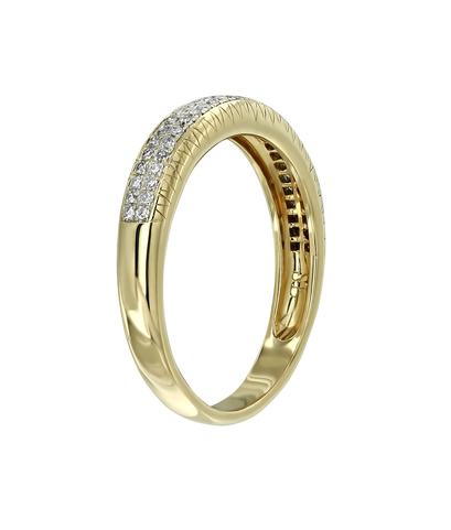 Кольцо из желтого золота 585 пробы с бриллиантами