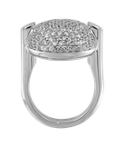 Кольцо из белого золота 750 пробы c бриллиантами