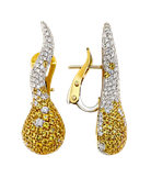 Серьги Korloff из белого золота 750 пробы с бриллиантами 