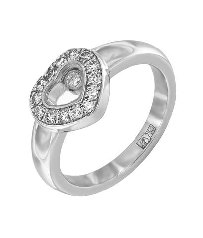 Кольцо Chopard Happy Diamonds из белого золота 750 пробы с бриллиантами