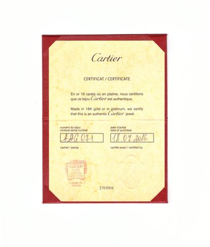 Кольцо Cartier Trinity Ruban из платины 950 пробы с бриллиантами