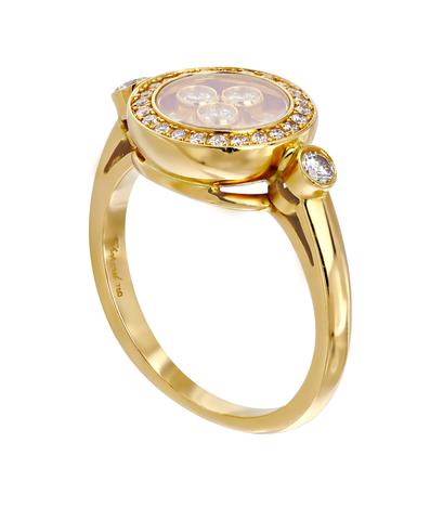 Кольцо Chopard Happy Diamods из желтого золота 750 пробы с бриллиантами