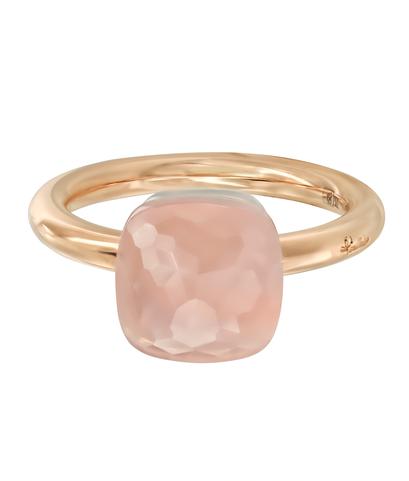 Кольцо Pomellato из розового золота 750 пробы с розовым кварцем