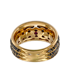 Кольцо Roberto Coin из жёлтого золота 750 пробы с бриллиантами 