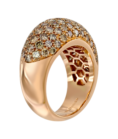 Кольцо taVernier из розового золота 750 пробы с бриллиантами 