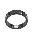 Кольцо Bvlgari из керамики с бриллиантом