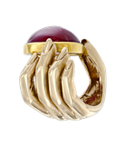 Кольцо Delfina Delettrez из жёлтого  и розового золота 750 пробы с рубином