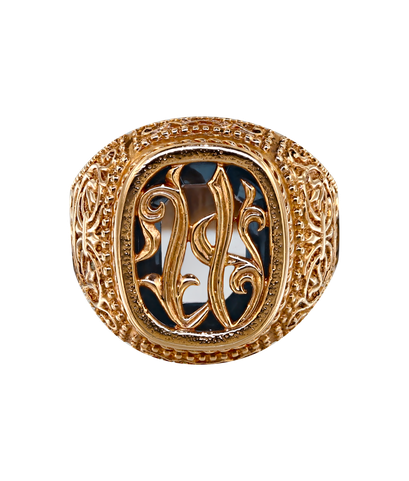 Кольцо из розового золота 583 пробы с фианитом 