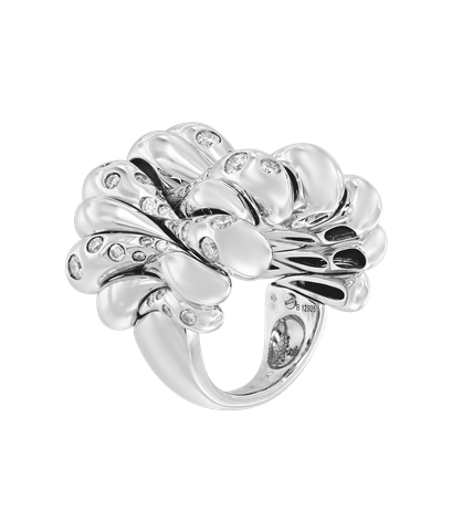 Кольцо de Grisogono из белого золота 750 пробы с бриллиантами