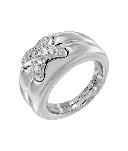 Кольцо Chaumet Liens de Chaumet из белого золота 750 пробы с бриллиантами
