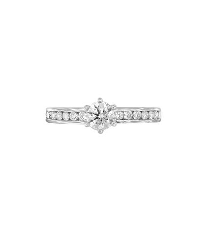 Кольцо  Tiffany & Co из платины 950 пробы с бриллиантами