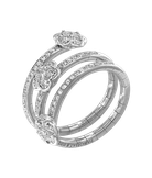 Кольцо Pasquale Bruni Figlia Dei Flori из белого золота 750 пробы с бриллиантами