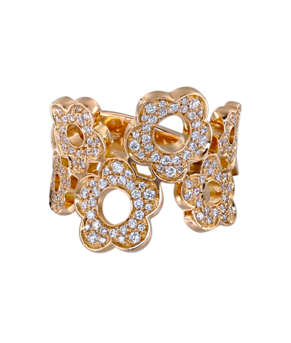 Кольцо Pasquale Bruni из розового золота 750 пробы с бриллиантами