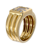 Кольцо Chopard из жёлтого золота 750 пробы с бриллиантами