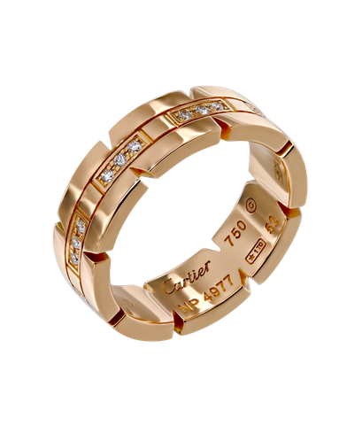 Кольцо Cartier из розового золота 750 пробы с бриллиантами 