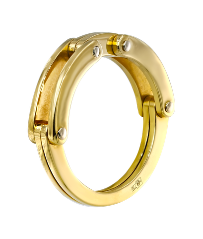Кольцо Baraka из желтого золота 750 пробы