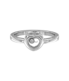 Кольцо Chopard Happy Diamonds из белого золота 750 пробы с бриллиантом