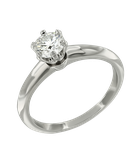 Кольцо Tiffany & Co из платины 950 пробы с бриллиантом 