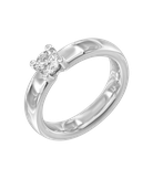 Кольцо Bucherer из белого золота 750 пробы с бриллиантом