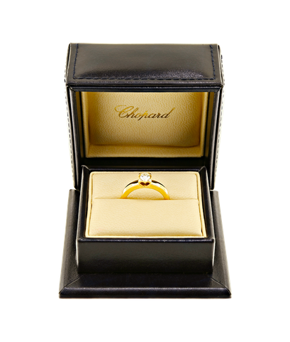 Кольцо Chopard For Love из розового золота 750 пробы с бриллиантом