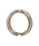 Кольцо Baraka из розового и белого золота 750 пробы с бриллиантами