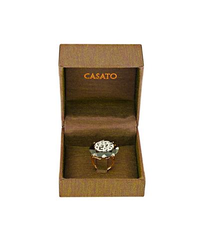 Кольцо Casato из розового золота с бриллиантами