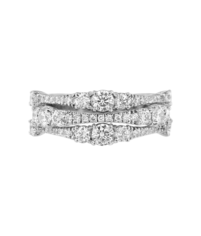 Кольцо Stefan Hafner из белого золота 750 пробы с бриллиантами