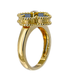 Кольцо Van Cleef & Arpels Alhambra из жёлтого золота 750 пробы с бриллиантом