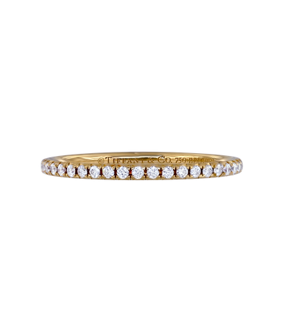 Кольцо Tiffany&Co. из жёлтого золота 750 пробы с бриллиантами