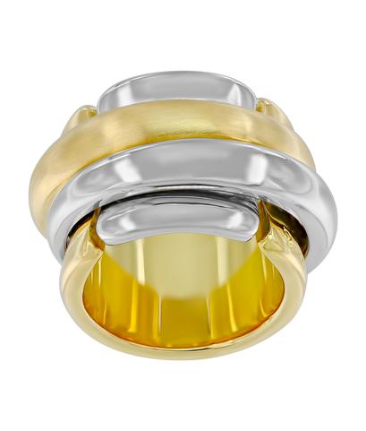 Кольцо Pomellato из желтого и белого золота 750 пробы 