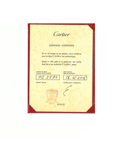 Кольцо Cartier из платины 950 пробы с бриллиантами 