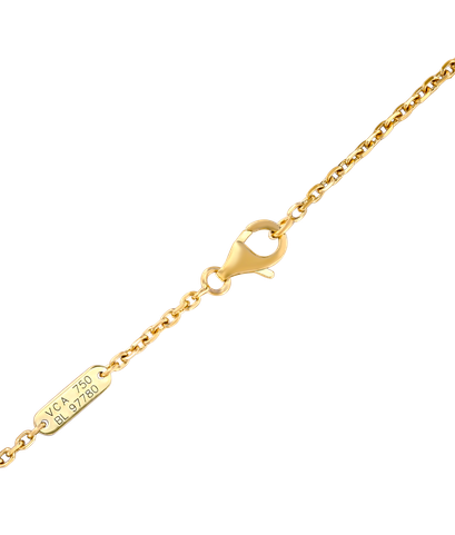 Колье Van Cleef & Arpels Alhambra Limited Edition из жёлтого золота 750 пробы с перламутром
