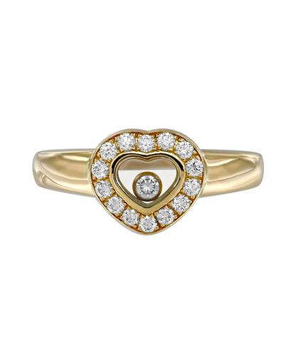Кольцо Chopard из желтого золота 750 пробы с бриллиантами