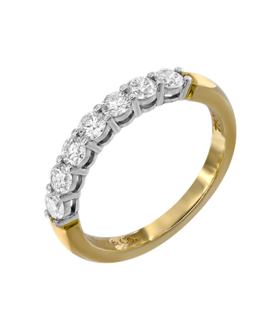 Кольцо Tiffany Embrace из желтого золота 750 пробы и платины 950 пробы с бриллиантами