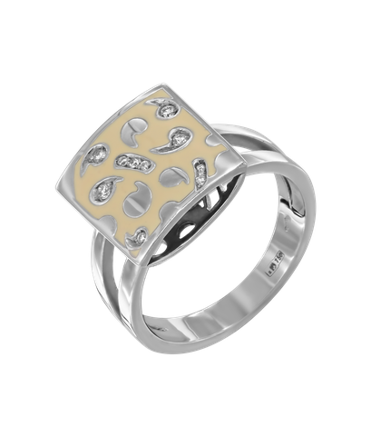 Кольцо Korloff из белого золота 750 пробы с бриллиантами